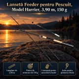 Lansetă Feeder pentru Pescuit, Model Harrier, 3,90 m, 150 g