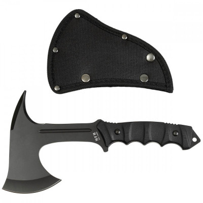 Topor / Toporisca Tomahawk, &amp;quot;Comox&amp;quot; black, maner G10 , Teaca 27cm MFH 44300 foto