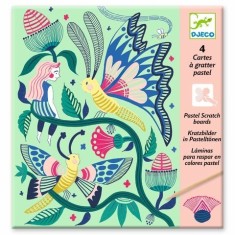 Joc creativ de razuit - Flori in gradina