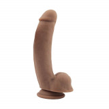 Dildo cu ventuza Boss - Brown 20 cm, Chisa Novelties