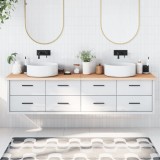 vidaXL Blat de baie, 200x60x(2-4) cm, lemn masiv netratat