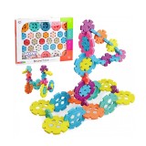 Set de constructie Fulgi de zapada, 120 elemente diferite dimensiuni, multicolor, ProCart