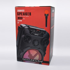 Boxa Portabila MP3,USB,Bluetooth,Radio FM,Microfon,Led Speaker SPEAKER ZQS-8122 foto