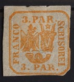 Romania 1862/64 - Principatele Unite 3 parale