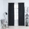 vidaXL Draperii opace cu c&acirc;rlige, 2 buc., antracit, 140 x 175 cm 134461