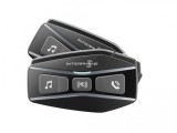 Intercom Moto Interphone U-COM 16 Twin Pack, Sistem Comunicare Bluetooth, Waterproof, Calitate Audio Superiora, Baterie Long Life