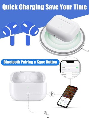 Husă de &amp;icirc;ncărcare fără fir pentru Air Pods Pro 1 și Air Pods Pro 2 foto
