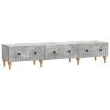 vidaXL Cabinet TV Gri Beton 147 x 34,5 x 30 cm Lemn prelucrat 894248