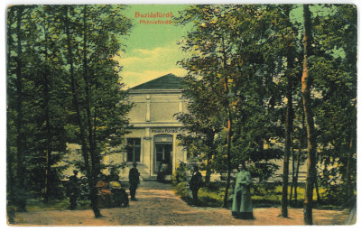 4562 - BUZIAS, Park, Romania - old postcard - used - 1911 foto