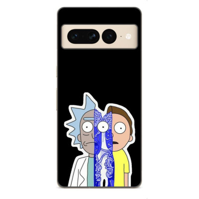 Husa compatibila cu Google Pixel 7 Pro Silicon Gel Tpu Model Rick And Morty Connected foto