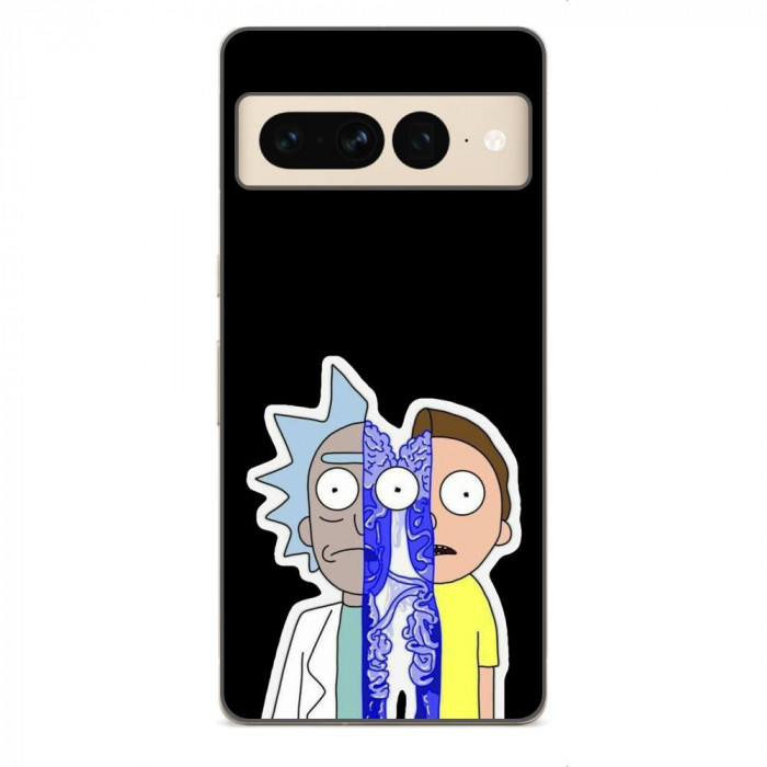 Husa compatibila cu Google Pixel 7 Pro Silicon Gel Tpu Model Rick And Morty Connected