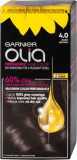 Garnier Olia Vopsea de păr permanentă fără amoniac 4.0 şaten &icirc;nchis, 1 buc