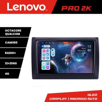 Navigatie Fiat Stilo Lenovo Kit-STILO 8 core QLED 2K 12+256 360 Android Waze USB Navigatie Internet Youtube Radio CarStore Technology foto