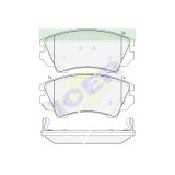 Set Placute frana punte fata Icer Spania, Chevrolet Malibu; Camaro 202016, Bentley Flying Spur, Nissan Rogue 202014; Opel Astra J 202018, Cascada,