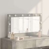 VidaXL Oglindă de toaletă Gri beton Beton 80 x 45 x 18 cm Oglindă