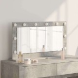 VidaXL Oglindă de toaletă Gri beton Beton 80 x 45 x 18 cm Oglindă