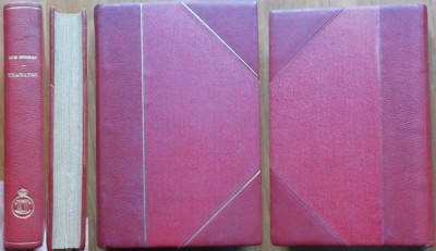 Ion Biberi, Thanatos, 1936, editia 1, ex. 9 / 25, legatura de epoca, cifru Carol foto