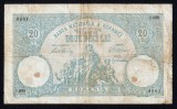 ROMANIA - 20 lei - IUNIE 1905 . Data mai rara de emisie, stare buna