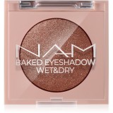 NAM Baked Eyeshadow umbre de pleoape cu sclipici 03 Gold Rush 4 g