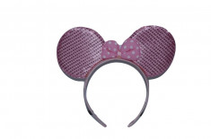 Cordeluta pentru fetitecu urechi de Minnie-Midex E5366-R, Roz foto