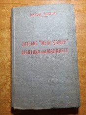 Hitlers &quot; Mein Kampf &quot; Dichtung und Wahrheit - Manuel Humbert - din anul 1936