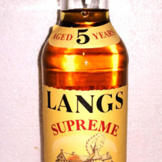 A- WHISKY LANGS SUPREME, AGED 5 YEARS, CL 70 GR 40 ANII 90/2000 IMP. DAB ITALY