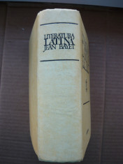 JEAN BAYET - LITERATURA LATINA - 1972 foto