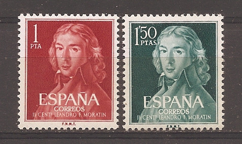 Spania 1961 - 200 de ani de la nașterea lui Leandro Frenandez de Moratin, MNH