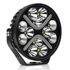 Proiector led off-road pro series, 54w, 7200lm, 6000k, 10-30v, lumina spot si difuz, compatibil atv, ssv, utilaje, ip67, 140x140x61 mm