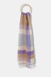 Sessun eșarfă cu l&acirc;nă culoarea violet, 25115009