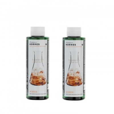 Șampon KORRES Cystine &amp;amp; Glicoproteins &amp;icirc;mpotriva căderii părului pentru femei 2x250ml foto