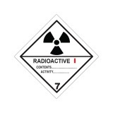 Autocolant ADR Radioactive I Clasa 7