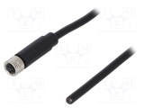 Conector M8 mamă 4 pini cu cablu 3A 30V DEGSON ELECTRONICS
