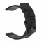 Curea piele naturala compatibila Xiaomi Watch S1 Active, telescoape Quick Release, 22mm, Negru