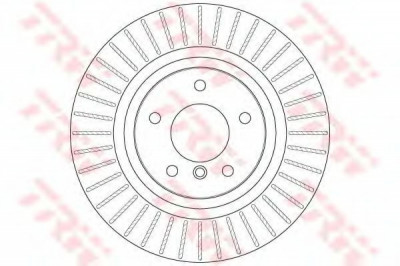 Disc frana BMW X3 (F25) (2010 - 2016) TRW DF6352S foto