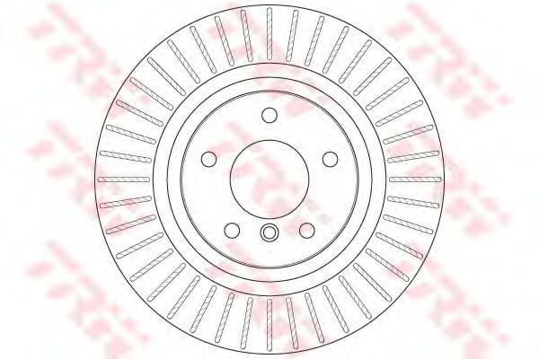 Disc frana BMW X3 (F25) (2010 - 2016) TRW DF6352S