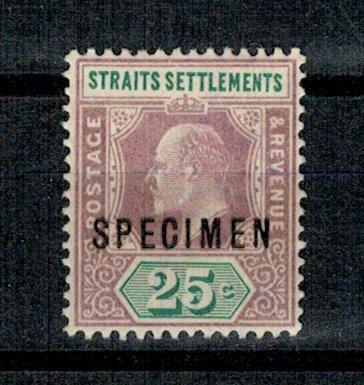Straits Settlements 1902 - Mi85 nestampilat, SPECIMEN foto