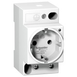 Priza Sina DIN cu LED Schneider A9A15035, 2P+E, 16A, 250V