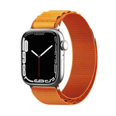 Curea pentru Apple Watch 1/2/3/4/5/6/7/8/SE/SE 2/Ultra (42/44/45/49mm) - Techsuit Watchband (W037) - Orange foto