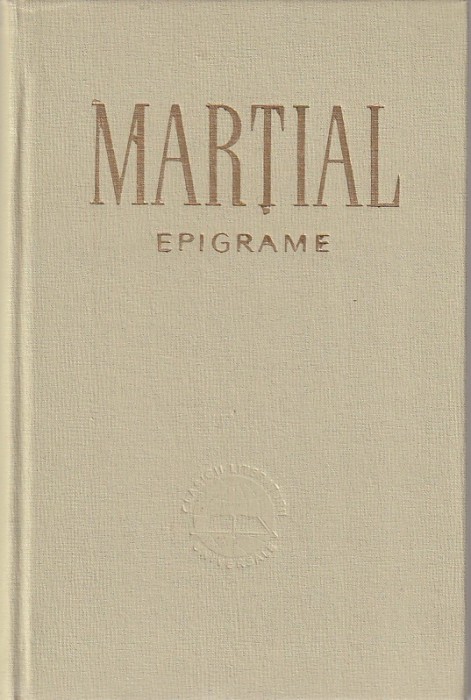 MARTIAL - EPIGRAME ( CLUV )
