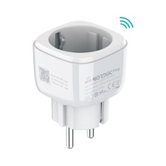 Priza inteligenta Nordic 16A, compatibila Tuya Smart Life, alb
