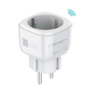 Priza inteligenta Nordic 16A, compatibila Tuya Smart Life, alb foto