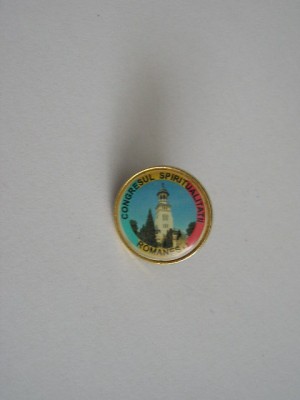 QW9 I 70 - Insigna - Tematica religie - Congresul spiritualitatii romanesti foto