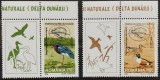 BC629, Romania 1999, serie fauna din Delta Dunarii, europa cept