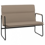 Cumpara ieftin Banca, cappuccino, 100x64x80 cm, piele ecologica