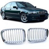 Grila sport fata cromata, potrivita pentru BMW Seria 3 E46 pre-facelift 1998-2001 Performance AutoTuning