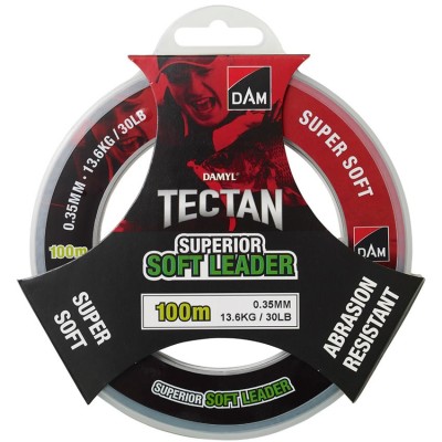 Fir Monofilament Inaintas DAM Tectan Soft Leader Transparent, 0.35mm, 13.6kg/30lb, 100m foto