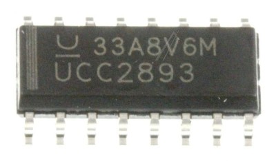 UCC2893 IC PWM CONTROLLER CLAMP 16-SOIC UCC2893D TEXAS-INSTRUMENTS foto