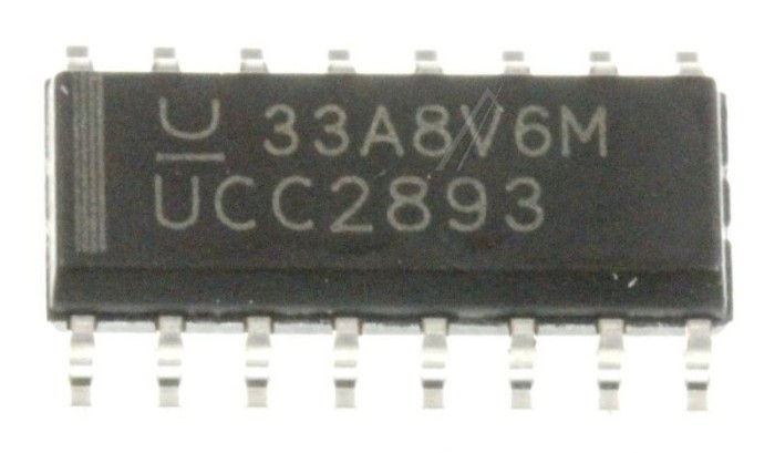 UCC2893 IC PWM CONTROLLER CLAMP 16-SOIC UCC2893D TEXAS-INSTRUMENTS