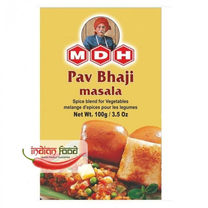 MDH Pav Bhaji Masala Condiment pentru Legume Tocate 100g
